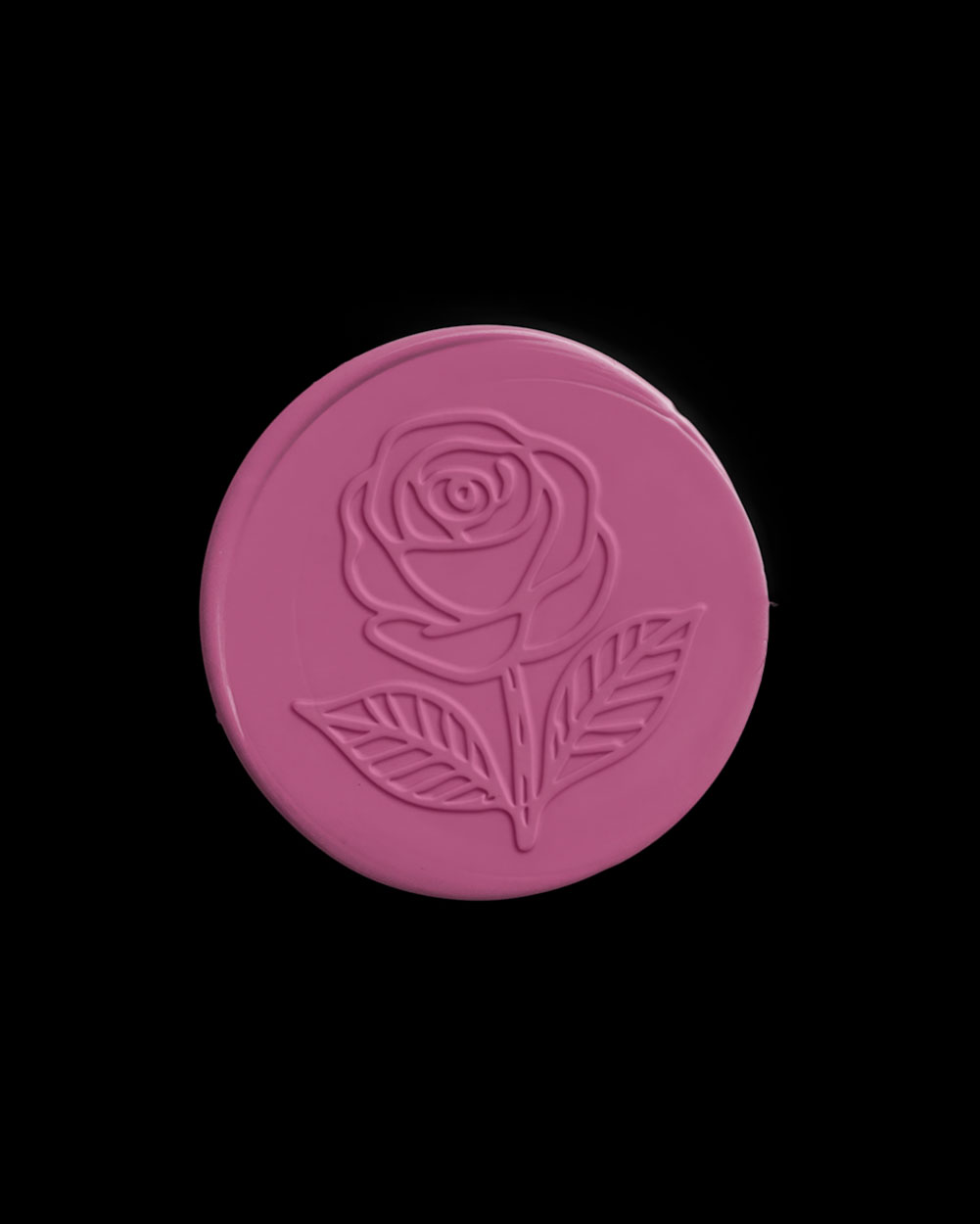 Rosewood Clean Edge Wax Seal with Design 04 PNG Image Isolated Object.jpg