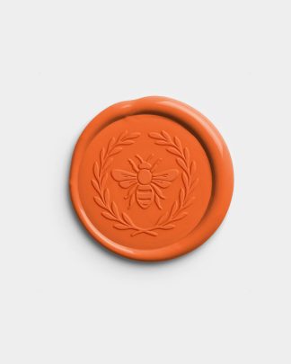 Tangerine Artisan Circle Seal with Design 01 PNG Image Thumbnail.jpg