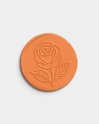 Tangerine Clean Edge Wax Seal with Design 01 PNG Image Thumbnail.jpg