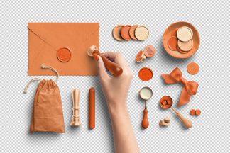 Tangerine Envelope Sealing Essentials PNG Pack 01 Thumbnail2.jpg