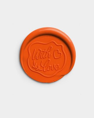 Tangerine Offset Wax Seal with Organic Edge with Design 01 PNG Image Thumbnail.jpg