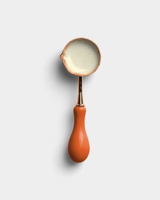 Tangerine Wax Melting Spoon with Wax 01 PNG Image Thumbnail.jpg