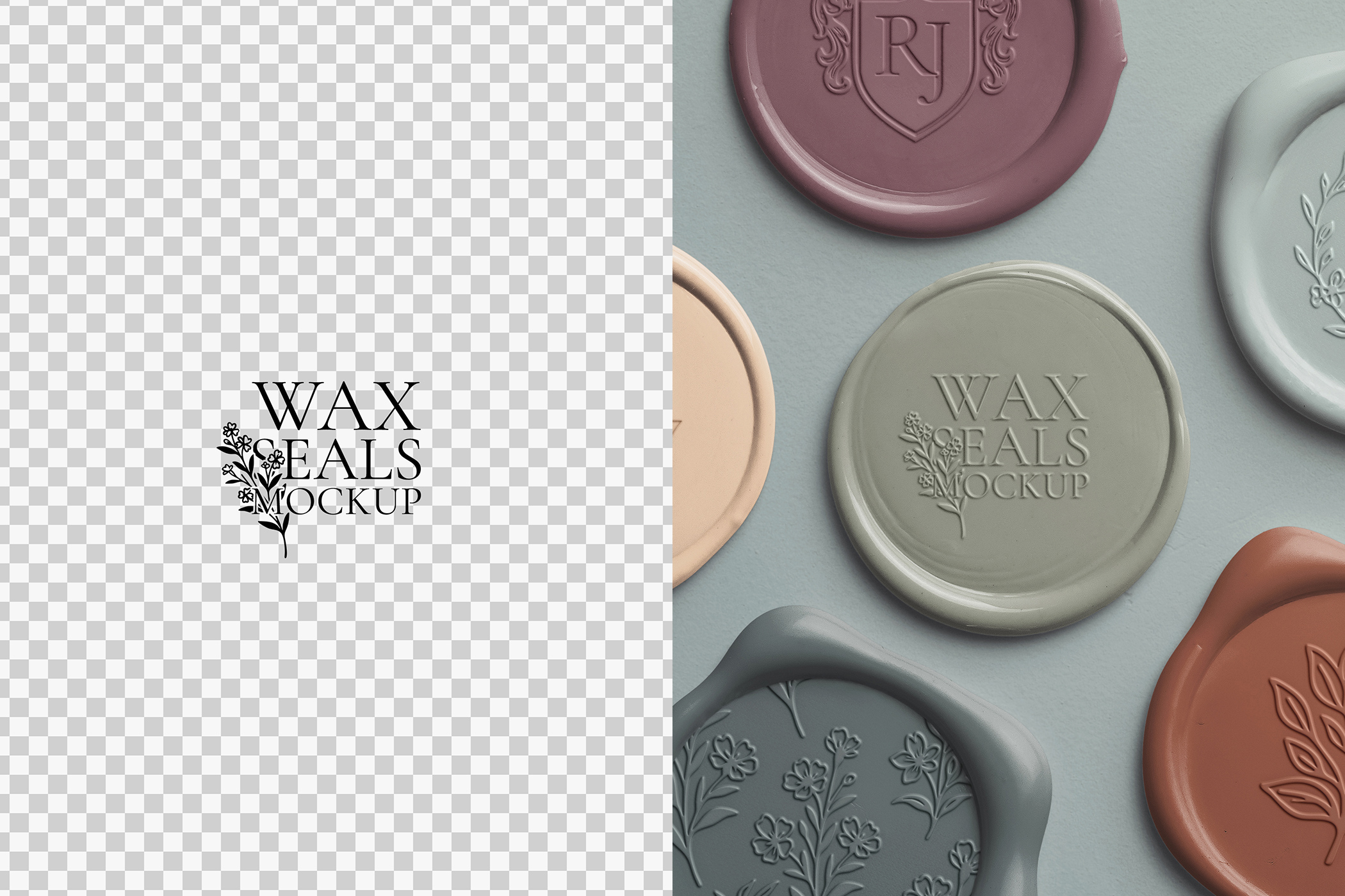 Wax Seal Mockup Set Standard 4 Add your design.jpg