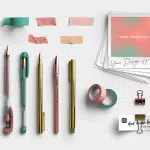 Marina Pens and Washi Essentials Editable Objects Pack 01 Thumbnail.jpg