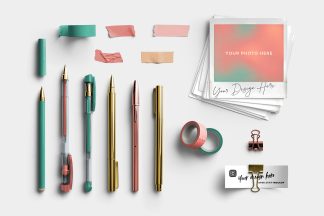 Marina Pens and Washi Essentials Editable Objects Pack 01 Thumbnail.jpg