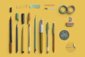 Saffron Markers and Washi Toolkit Editable Objects Pack 01 Thumbnail2.jpg