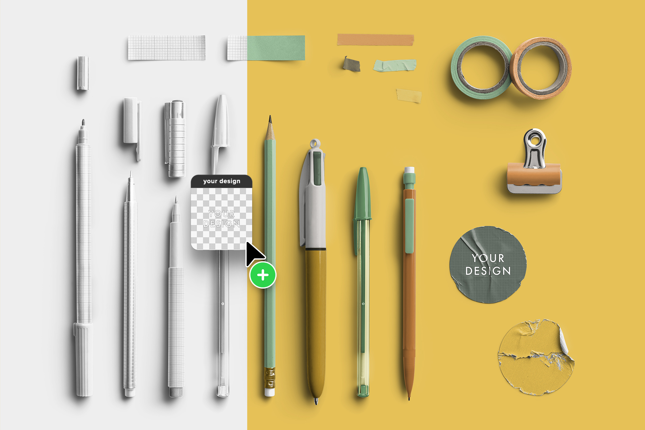 Saffron Markers and Washi Toolkit Editable Objects Pack 05 Add your design.jpg