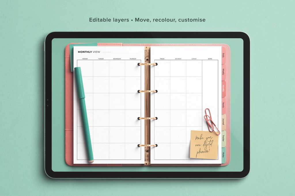 Free Digital Planner Creator Starter Kit | Custom Scene