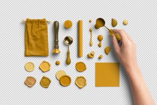 Golden Elegant Sealing Wax PNG Pack 01 Thumbnail2.jpg