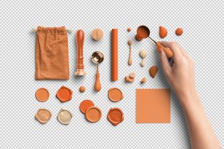 Tangerine Elegant Sealing Wax PNG Pack 01 Thumbnail2.jpg