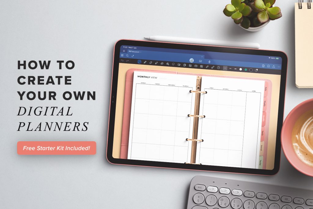 Digital Planners: 4 Easy Ways to Create Your Own Using a Planner Creator