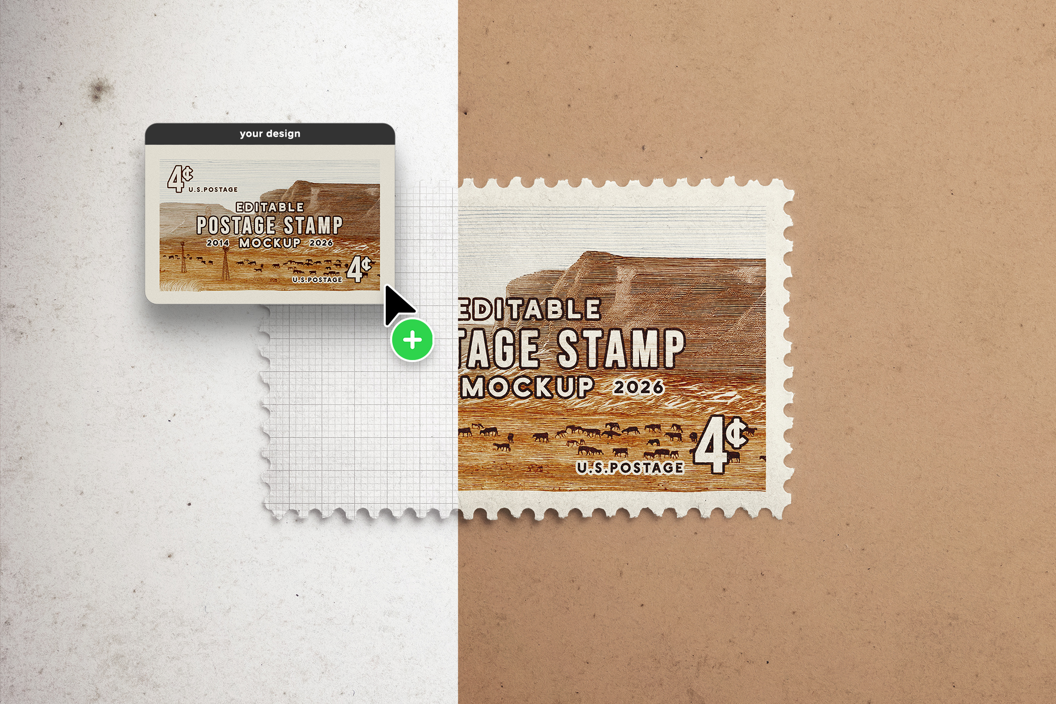 Horizontal Postage Stamp Mockup 05 Add your design.jpg
