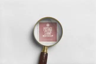 Square Postage Stamp Under Magnifying Glass Mockup 01 Thumbnail.jpg