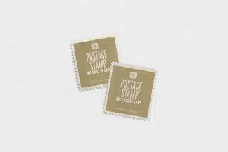 Two Vintage Square Postage Stamp Mockup 01 Thumbnail.jpg
