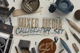 Mixed Media Calligraphy Set 01 Thumbnail2.jpg