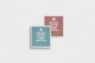 Postage Stamp Mockup