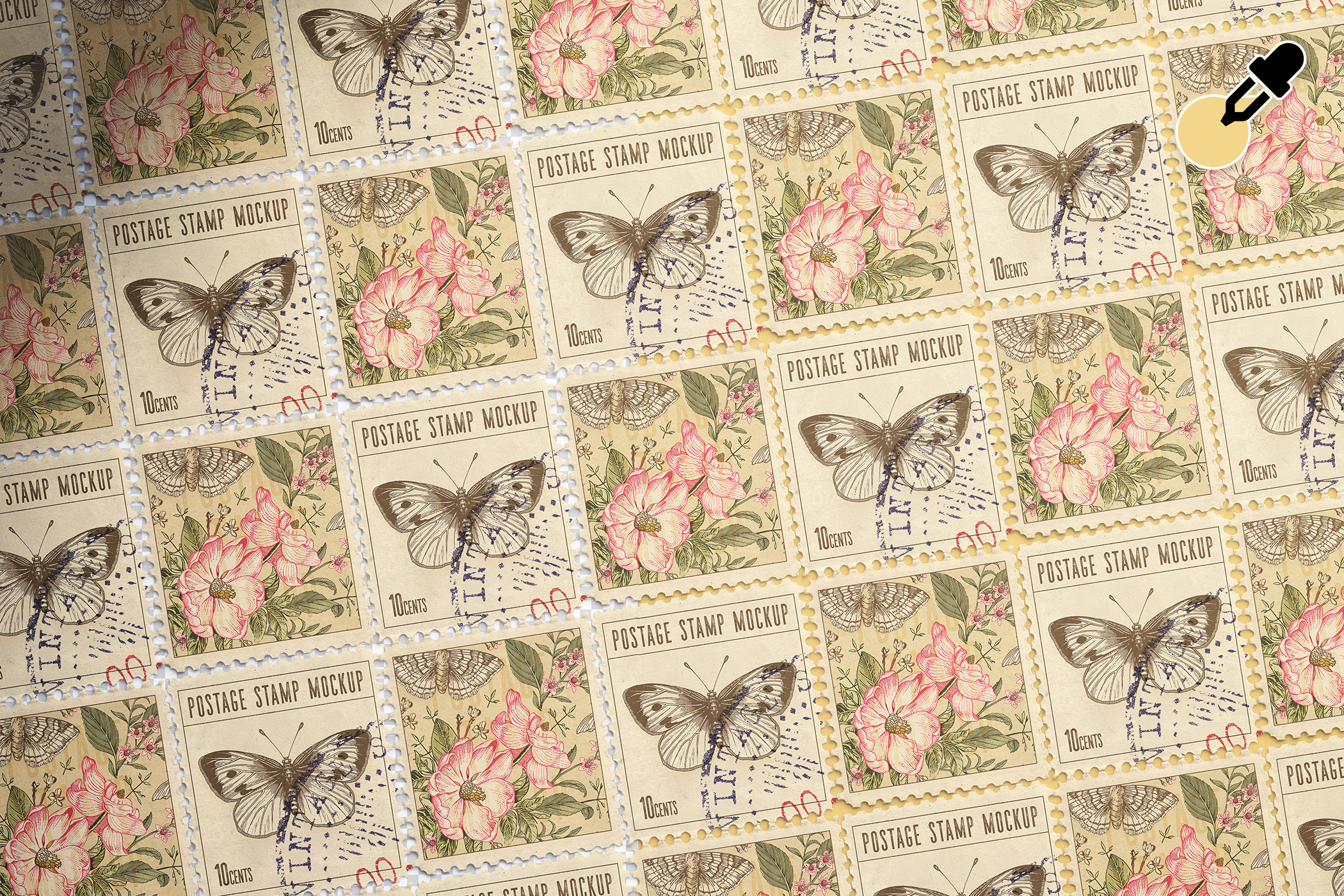 Postage Stamp Mockup Grid Pattern 04 Color Editable.jpg