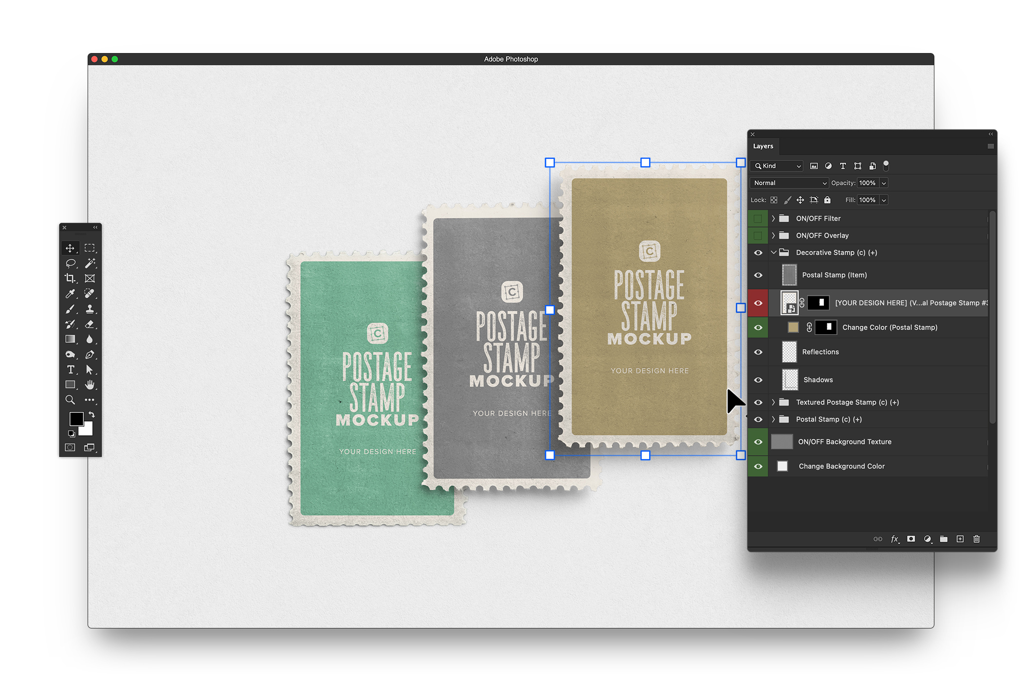 Vintage Postage Stamp Mockup 05 Layered PSD Mockup.jpg