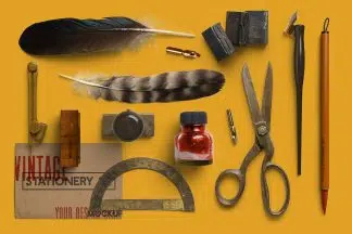 Vintage Stationery Set 01 Thumbnail2.jpg